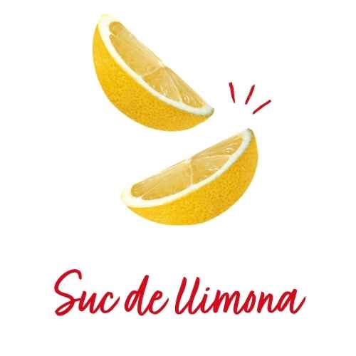 Suc de llimona natural, ingredient del refresc ecològic Samba